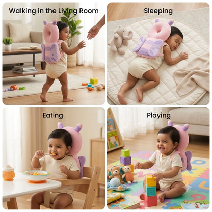 ToddlerGuard - Head Protector Backpack | Adjustable Strap | Washable Cushion