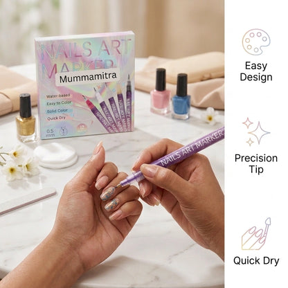 NailCraft - Mess Free Art | Instant Makeover | Waterproof | Multi-design use