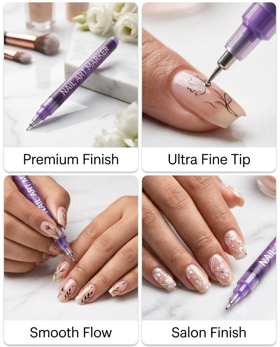 NailCraft - Mess Free Art | Instant Makeover | Waterproof | Multi-design use