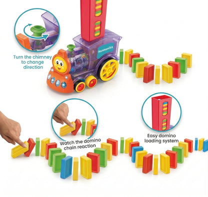 DominoTrain™ – Montessori Learning Toy | Focus & Coordination | Screen-Free Play