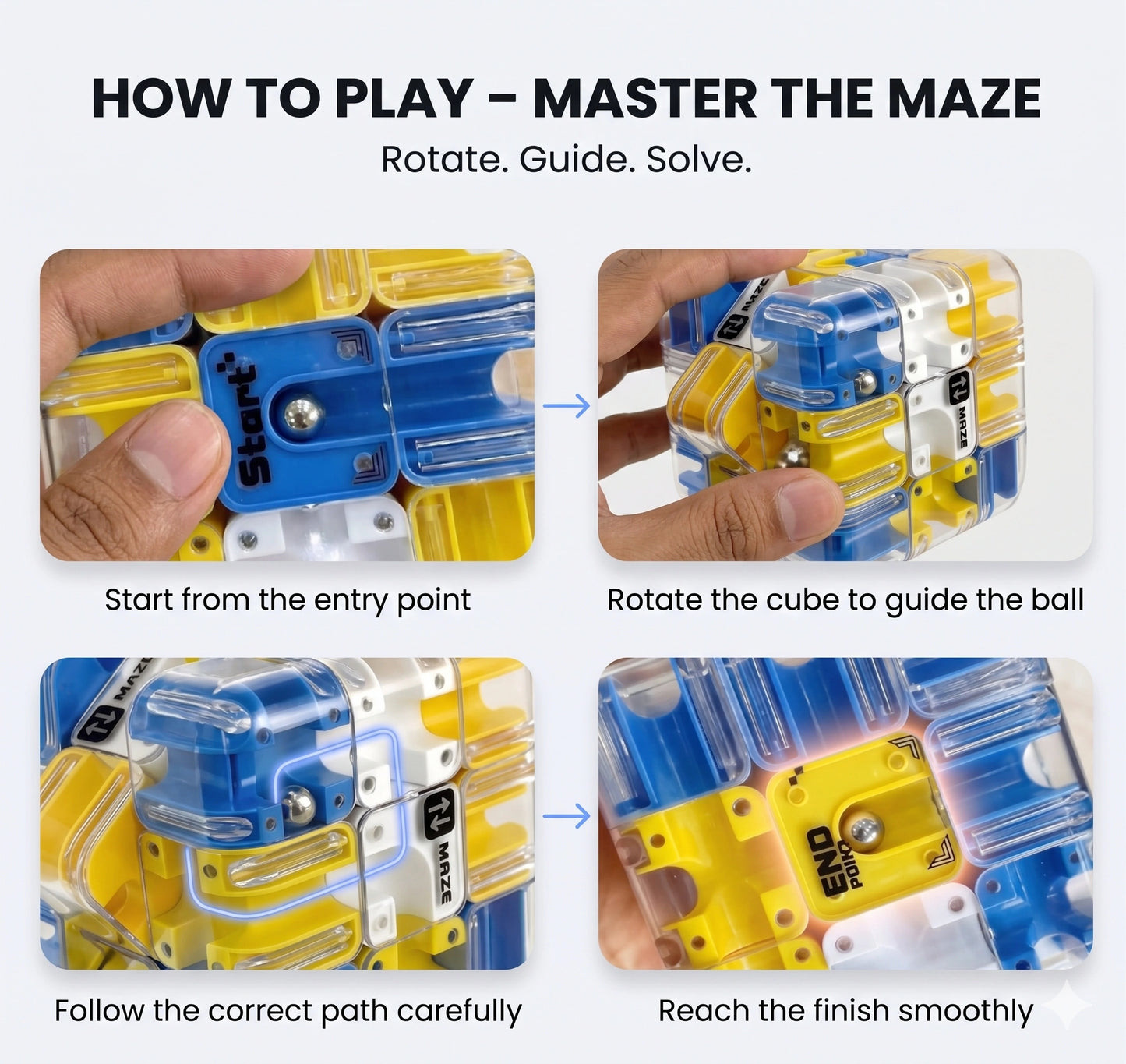 RollingCube™  – Interactive Learning Toy | Rolling Motion Play | Boosts Focus & Curiosity