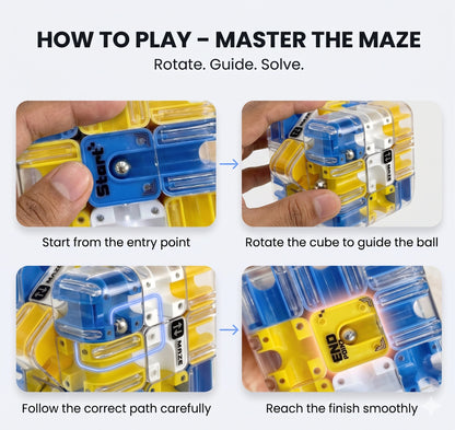 RollingCube™  – Interactive Learning Toy | Rolling Motion Play | Boosts Focus & Curiosity