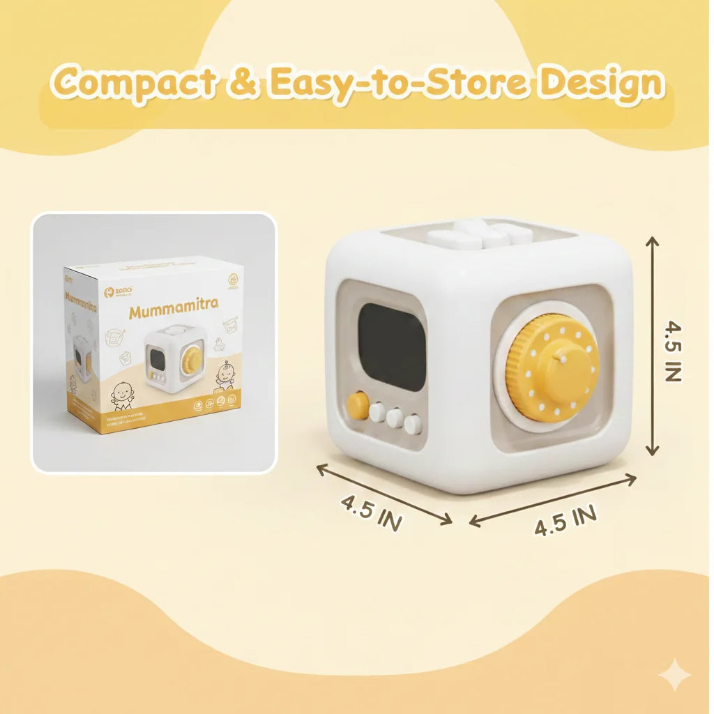 BabyCube™ – Montessori Skills Cube | Everyday Actions in Play Form | Boosts Brain Development
