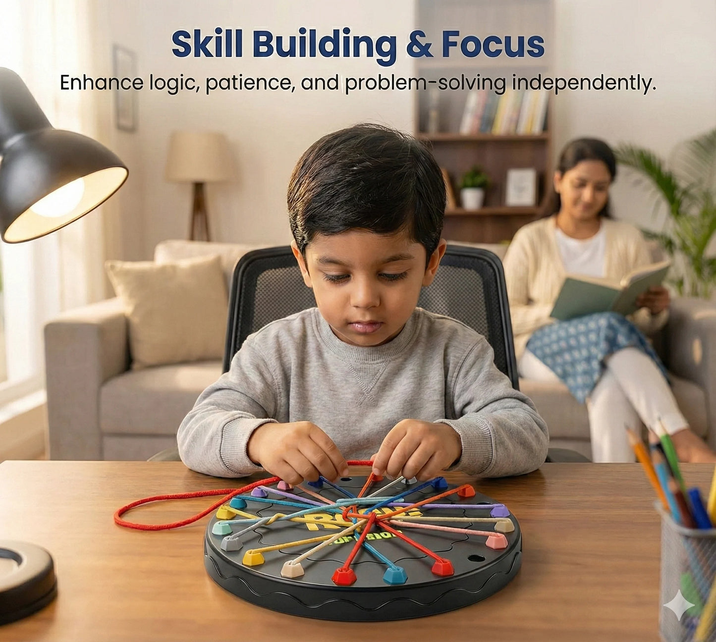 BrainKnots™ – Brain Puzzle Toy | Reasoning Skills | Smart Play