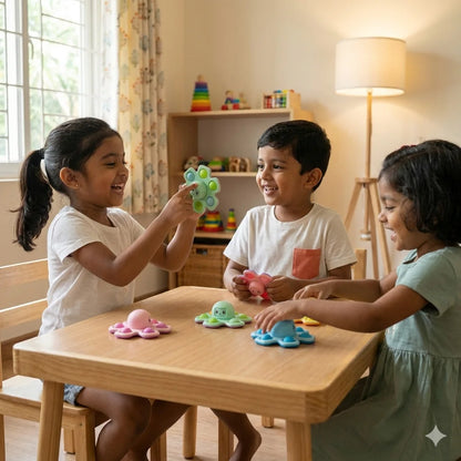 OctoSpin™ – Sensory Fidget Spinner | Smooth Spinning Tentacles | Focus & Calm Play