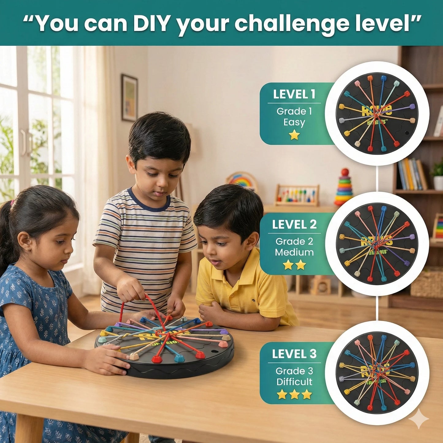 BrainKnots™ – Brain Puzzle Toy | Reasoning Skills | Smart Play