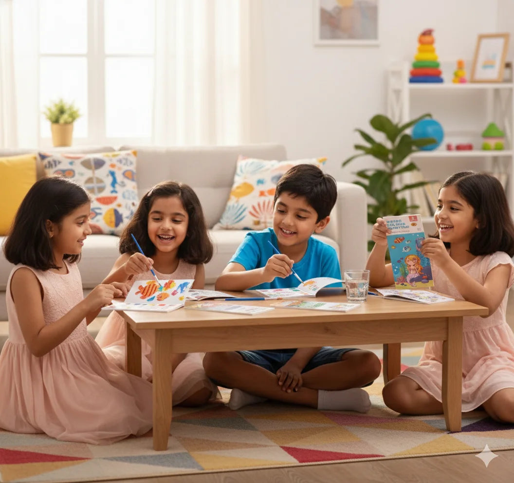 SketchFill™ – Painting Book for Kids| Reusable Pages | Stress-Free Art Time