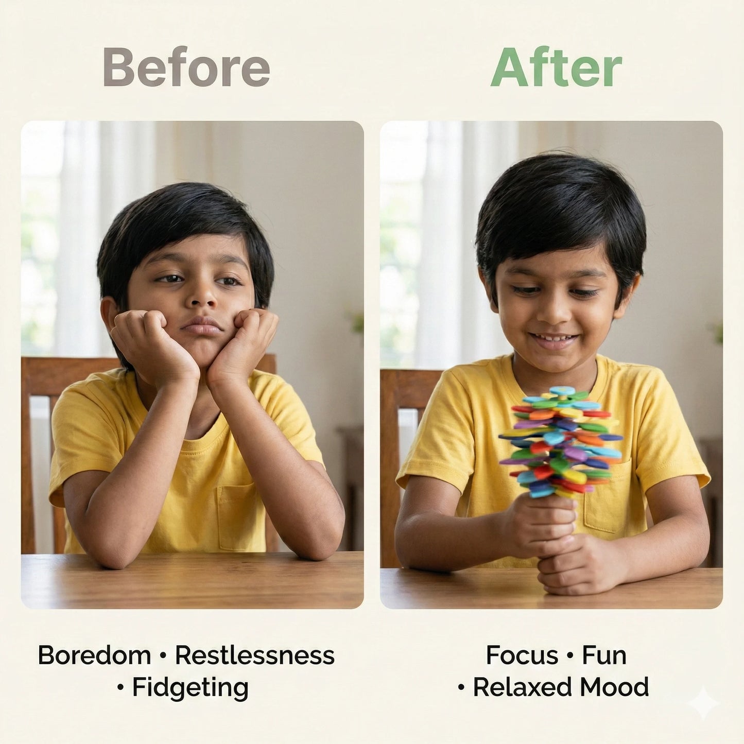 SpinFlower™ – Sensory Spinner Toy |  Easy Rotation | Focused, Relaxing Play