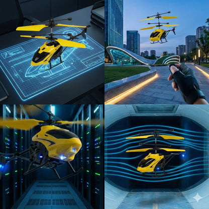 AeroJoy™ –  RC Helicopter | Easy-Control | Builds Focus & Motor Skills