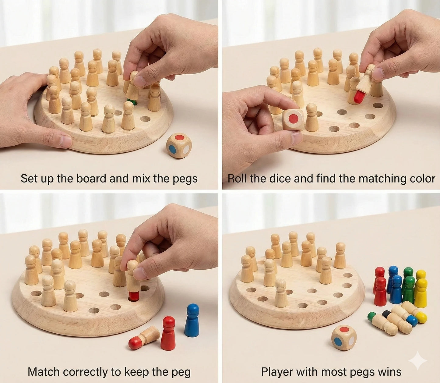 MemoryCircle™  –  Matching Game| Builds Focus & Thinking Skills | Fun Family Play