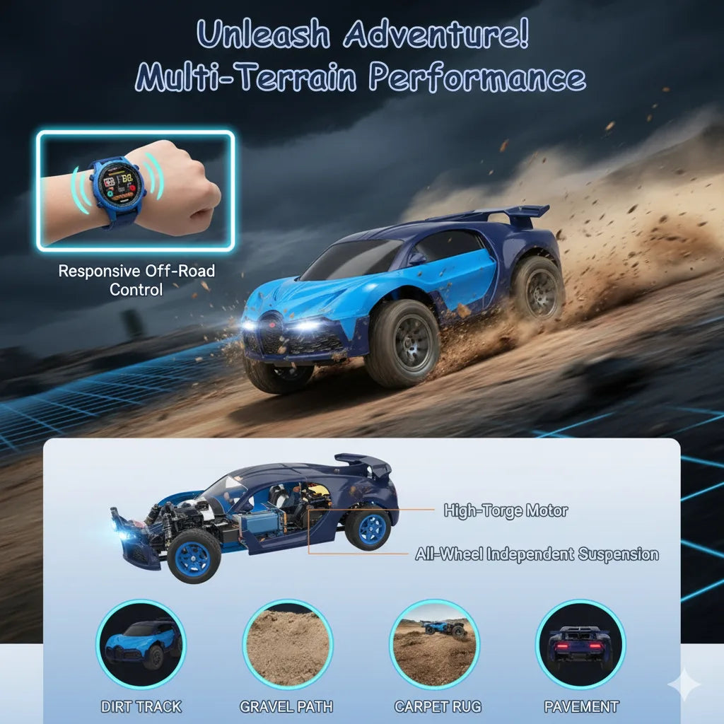MiniDrifter™ – Smart RC Car | Smooth Control | Builds Focus & Motor Skillsn