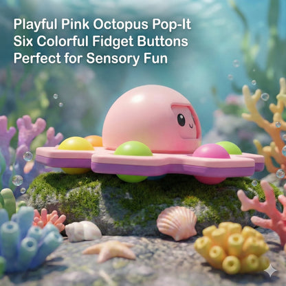 OctoSpin™ – Sensory Fidget Spinner | Smooth Spinning Tentacles | Focus & Calm Play