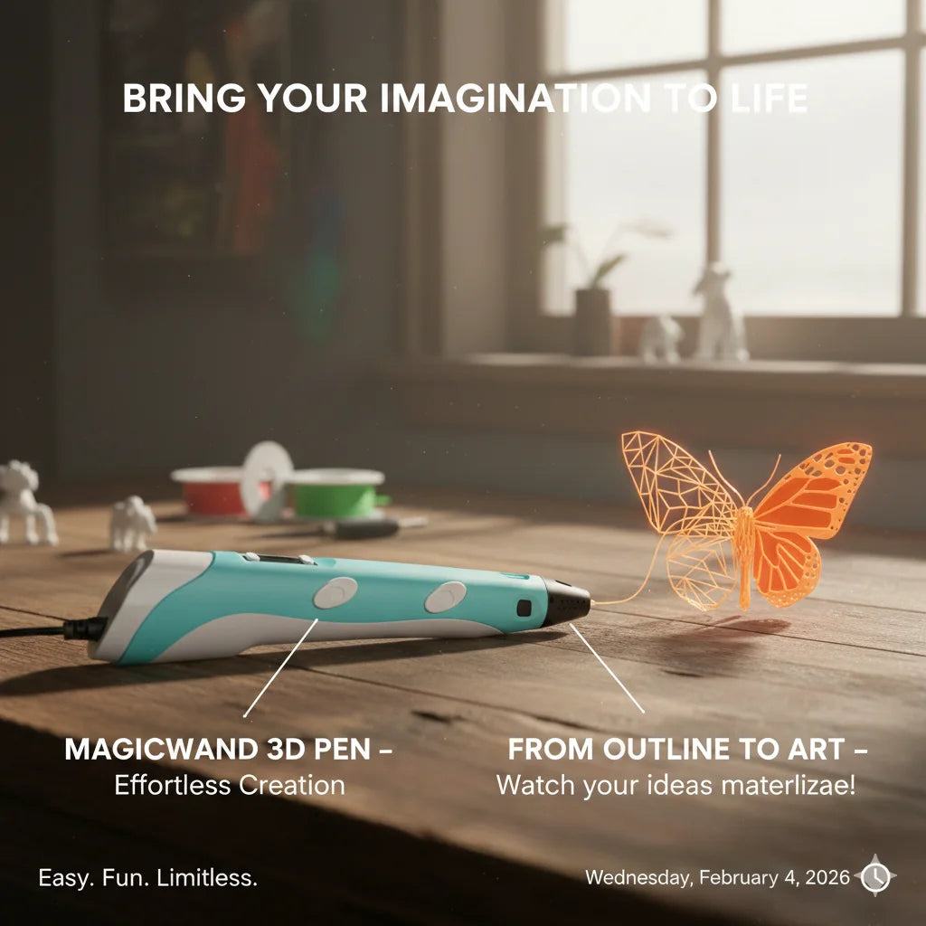 LittleCraft 3D Pen – Art & Learning Pen | Imagine • Design • Create | Confidence Through Play