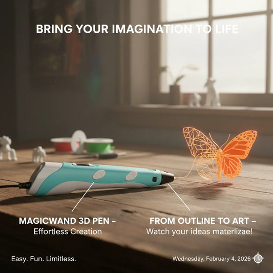 LittleCraft 3D Pen – Art & Learning Pen | Imagine • Design • Create | Confidence Through Play