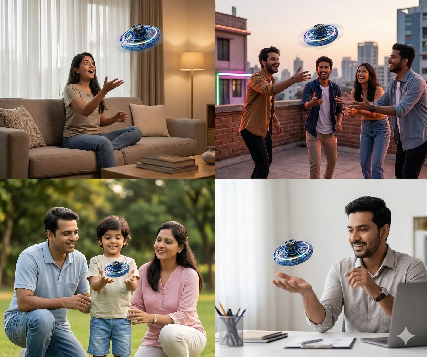 FlyNova™ – Smart Flying Spinner | Boomerang Flight, Hand Motion | Focus & Active Play