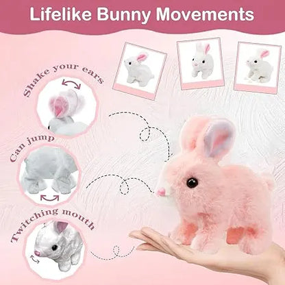 JoyBunny™- Interactive Rabbit | Soft & Hopping | Comfort Meets Playtime