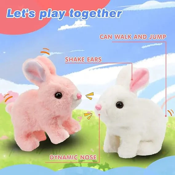 JoyBunny™- Interactive Rabbit | Soft & Hopping | Comfort Meets Playtime