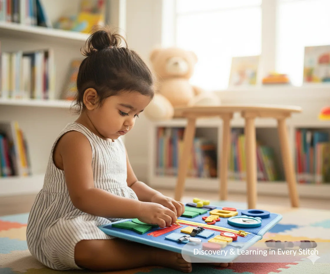 BusyBook™ – 19+ Montessori Activities | Sensory Skill-Building | Toddlers Brain Development