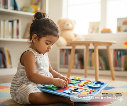 BusyBook™ – 19+ Montessori Activities | Sensory Skill-Building | Toddlers Brain Development