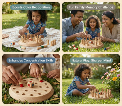 MemoryCircle™  –  Matching Game| Builds Focus & Thinking Skills | Fun Family Play