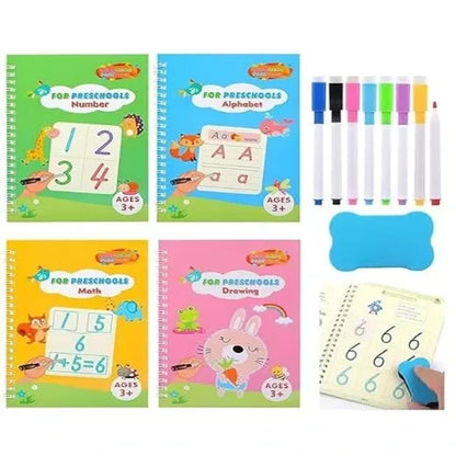 WriteEase™ – Handwriting Practice Kit | Magic Ink | Reusable & Mess-Free Learning