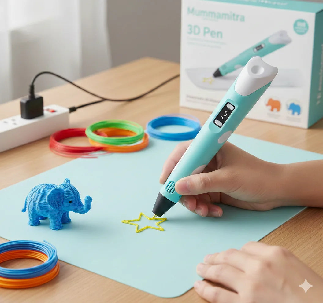 LittleCraft 3D Pen – Art & Learning Pen | Imagine • Design • Create | Confidence Through Play