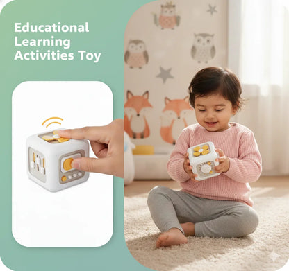 BabyCube™ – Montessori Skills Cube | Everyday Actions in Play Form | Boosts Brain Development