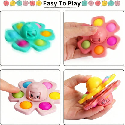 OctoSpin™ – Sensory Fidget Spinner | Smooth Spinning Tentacles | Focus & Calm Play