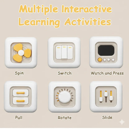 BabyCube™ – Montessori Skills Cube | Everyday Actions in Play Form | Boosts Brain Development