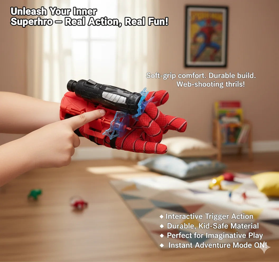 Spidey WebBlaster™- Interactive Action-Packed Web Shooter for Little Superheroes
